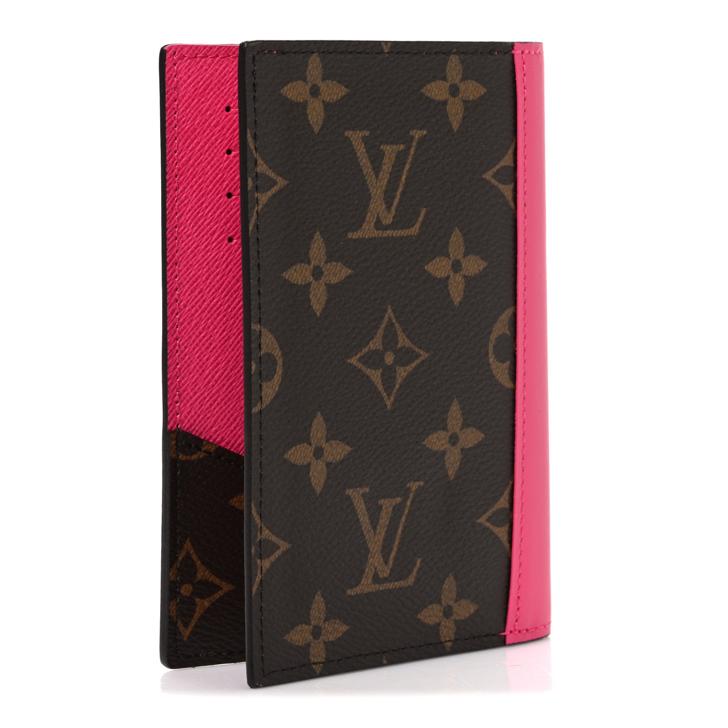 Louis Vuitton Monogram Macassar Passport Cover Fuchsia 3 of 6