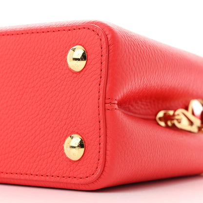 Louis Vuitton LV X TM Taurillon Cerises Capucines BB Rouge 10 of 11