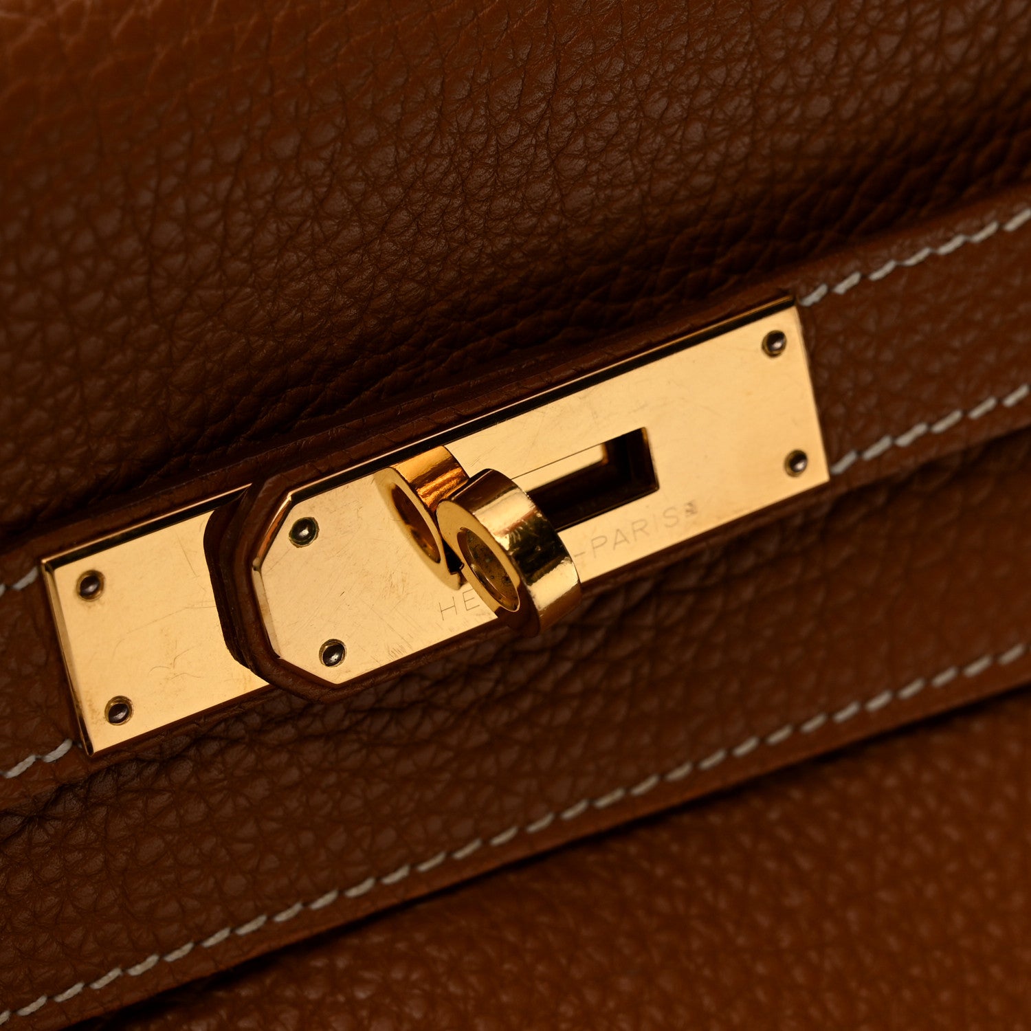 Hermes Togo Kelly Retourne 35 Gold 14 of 14