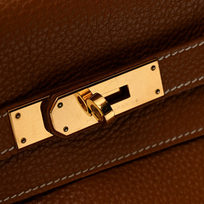 Hermes Togo Kelly Retourne 35 Gold 14 of 14