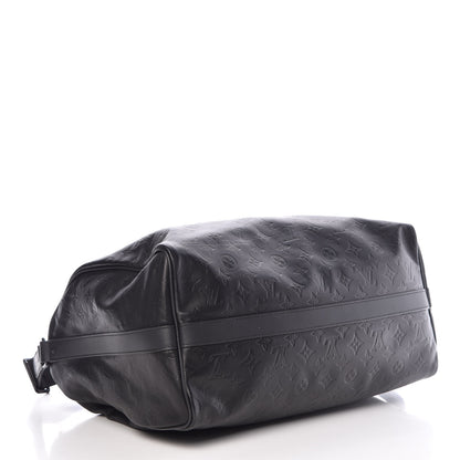 Louis Vuitton Calfskin Shadow Monogram Mens Speedy Bandouliere 40 4 of 7
