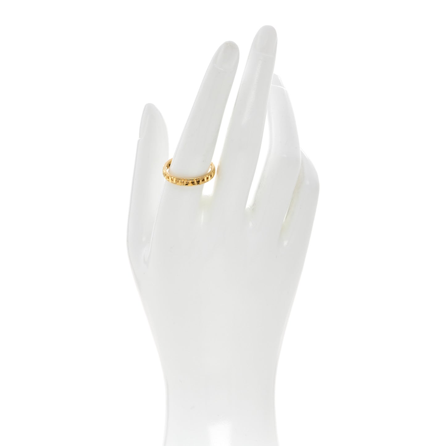 18K Yellow Gold T True Narrow Ring 58 8.25