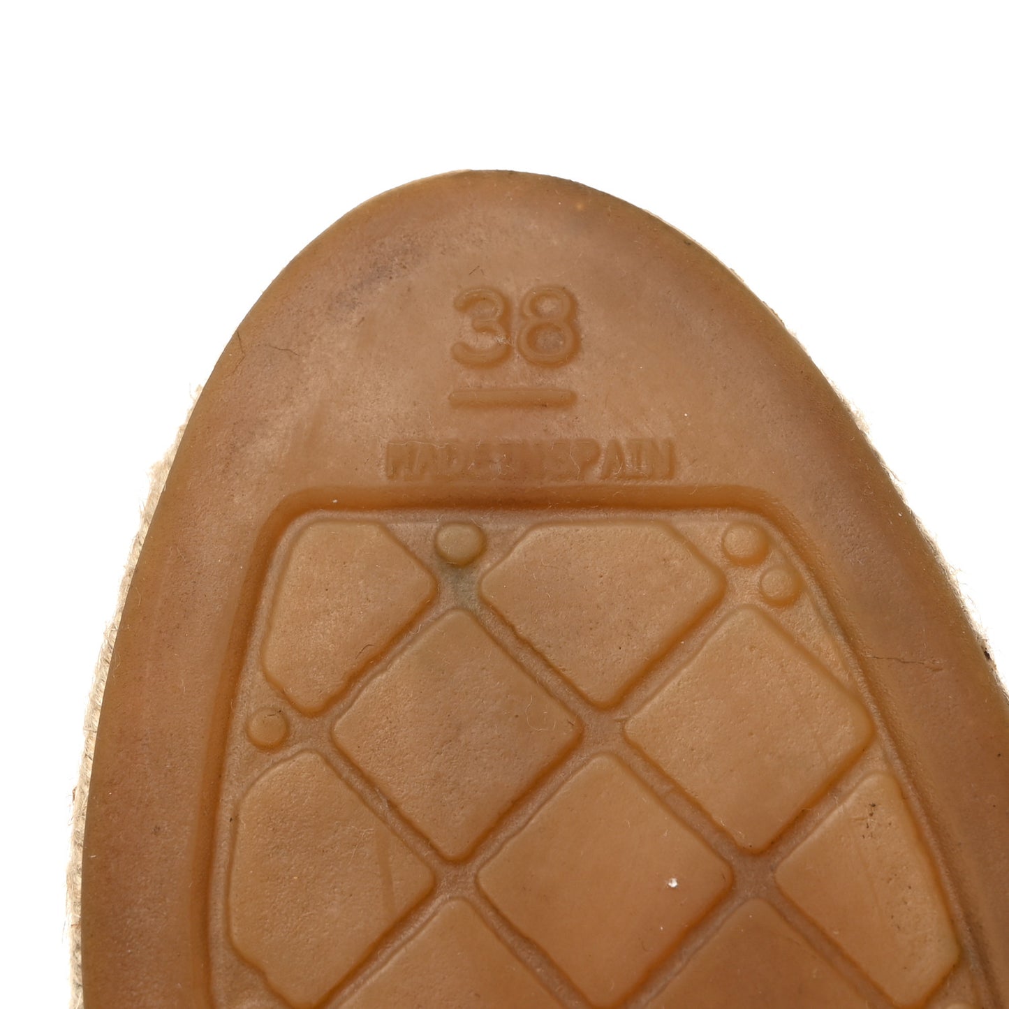 Linen CC Espadrilles 38 Beige Black
