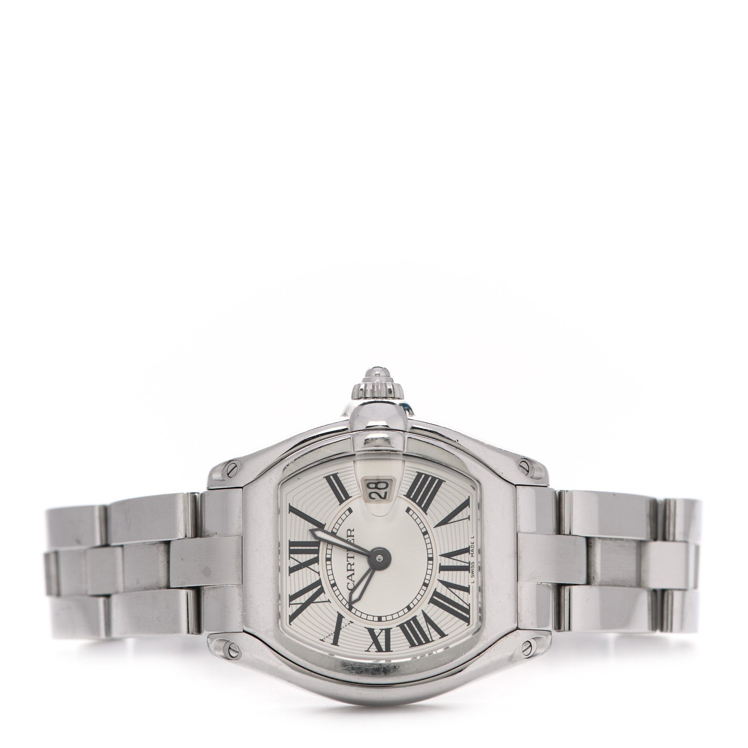 Cartier Stainless Steel 31mm Roadster Quartz Watch 2 of 6