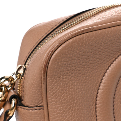 Gucci Pebbled Calfskin Small Soho Disco Bag Camelia 19 of 21