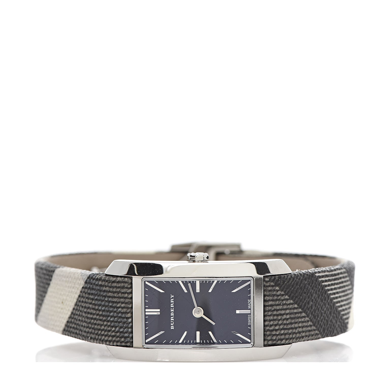 Burberry Stainless Steel Calfskin 20mm Heritage Nova Check Quartz Watch Black BU9505 3 of 6