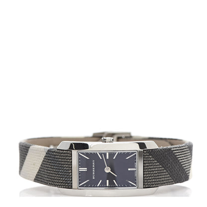 Burberry Stainless Steel Calfskin 20mm Heritage Nova Check Quartz Watch Black BU9505 3 of 6