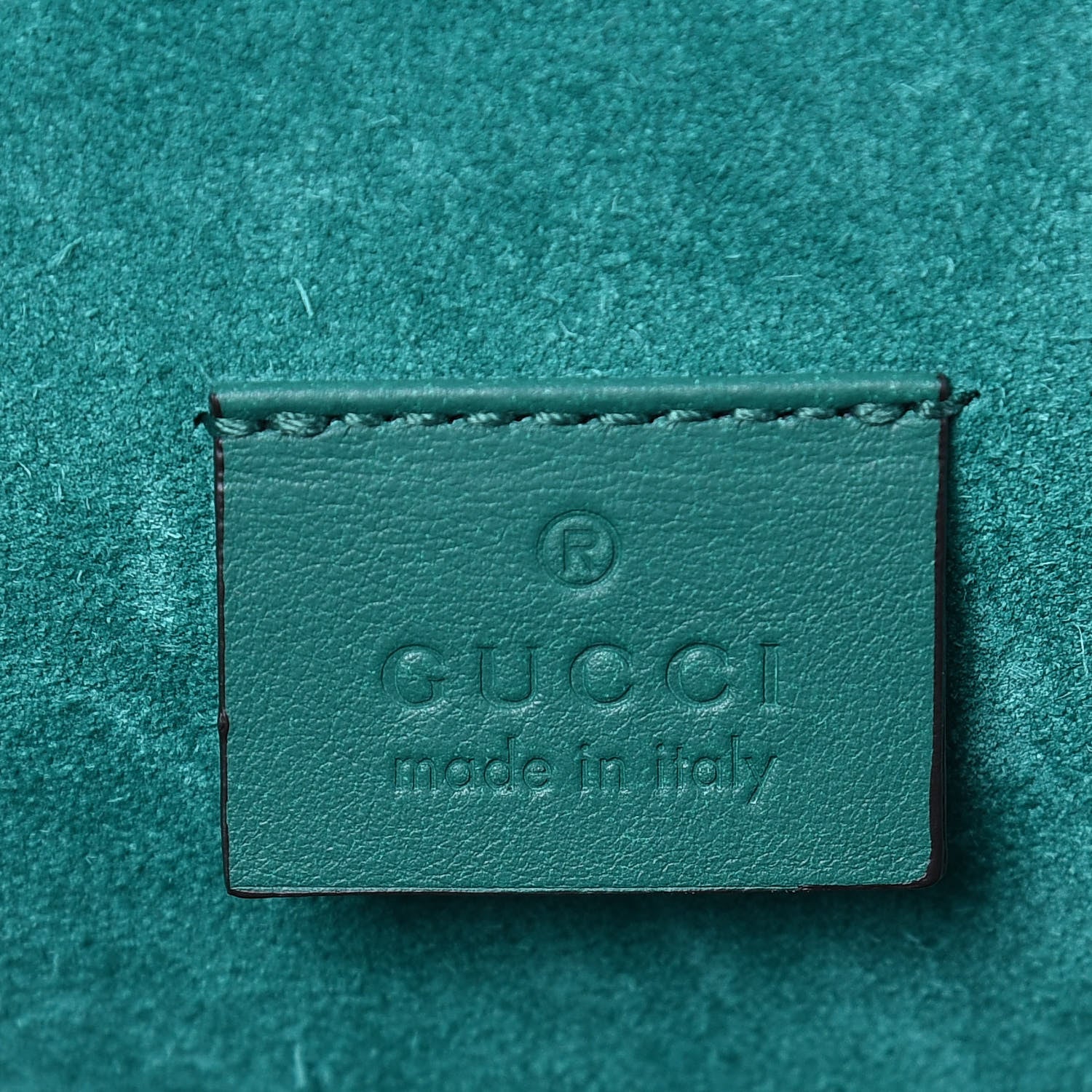 Gucci GG Supreme Monogram Willow Hill Embroidered Small Dionysus Shoulder Bag Emerald 6 of 12