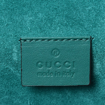 Gucci GG Supreme Monogram Willow Hill Embroidered Small Dionysus Shoulder Bag Emerald 6 of 12