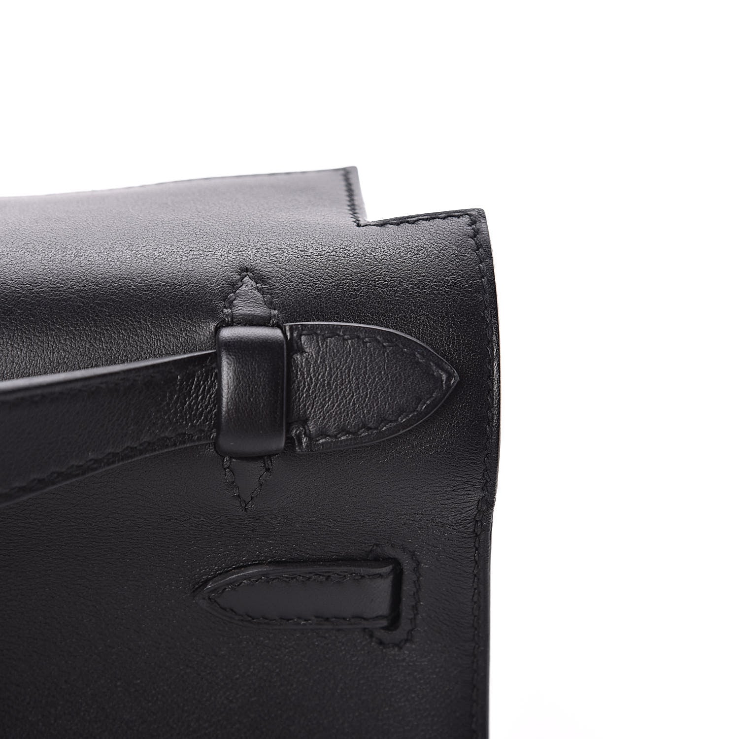 Hermes Swift Kelly Pochette Clutch Black 14 of 24