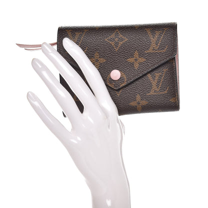 Louis Vuitton Monogram Victorine Wallet Rose Ballerine 2 of 8