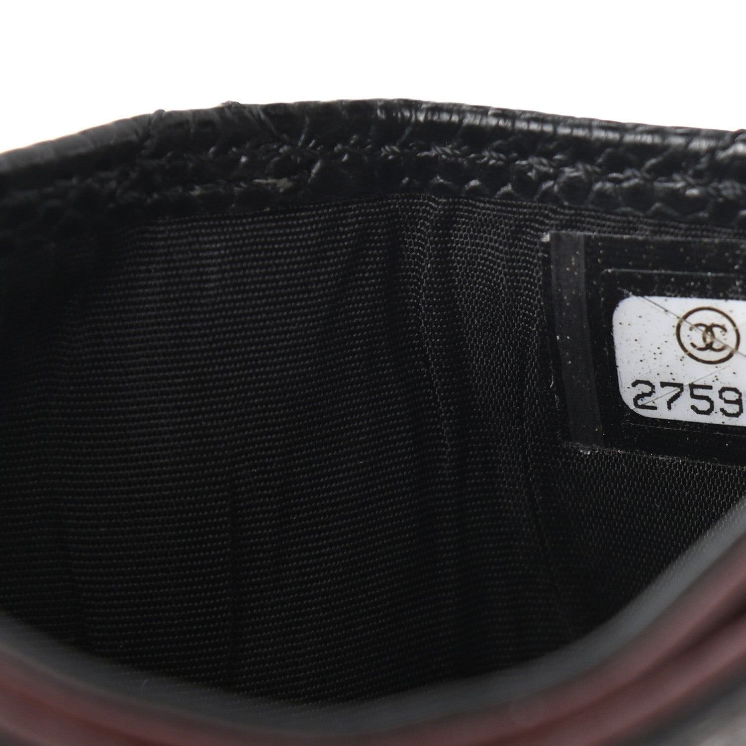 Chanel Caviar Quilted Card Holder Black 8 of 8