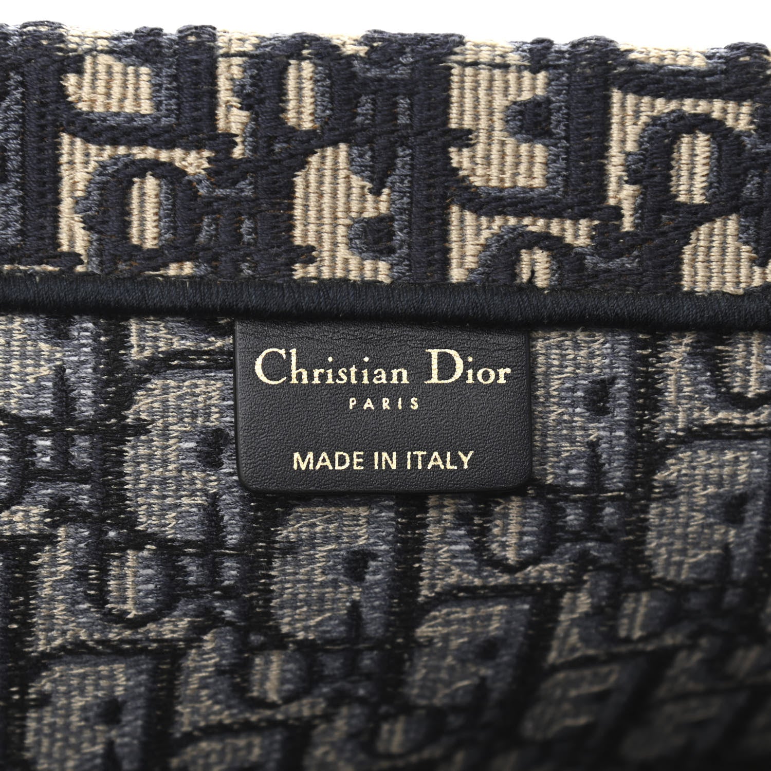 Christian Dior Oblique Book Tote Blue Multicolor 6 of 10