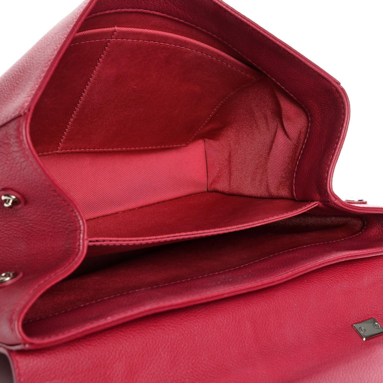 Louis Vuitton Calfskin Lockme II Top Handle Dahlia 6 of 12
