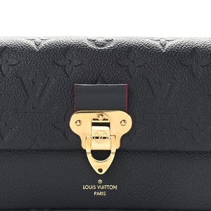 Louis Vuitton Empreinte Vavin Chain Wallet Marine Rouge 7 of 9
