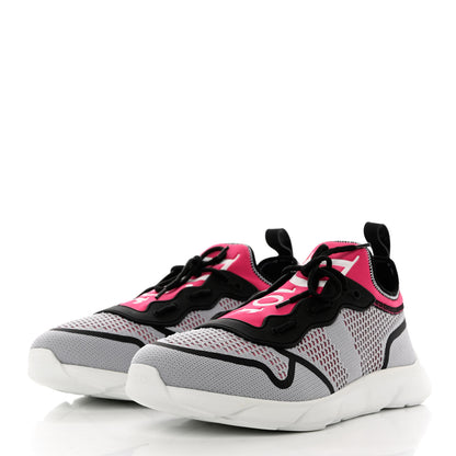 Christian Dior Technical Knit Mens B21 Sneakers 45 Grey Pink Black 3 of 9