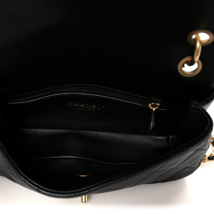 Chanel Shiny Lambskin Chain Is More Flap Black 5 of 11