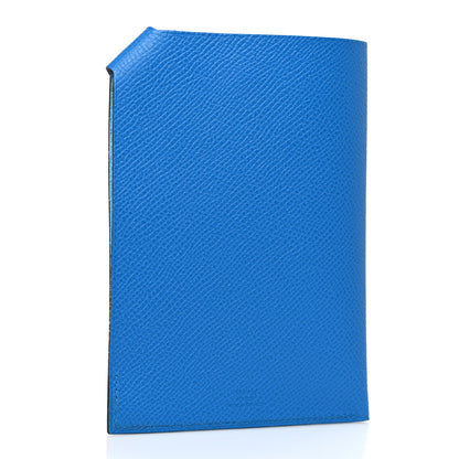 Hermes Epsom Tarmac PM Passport Holder Bleu Zanzibar 3 of 7