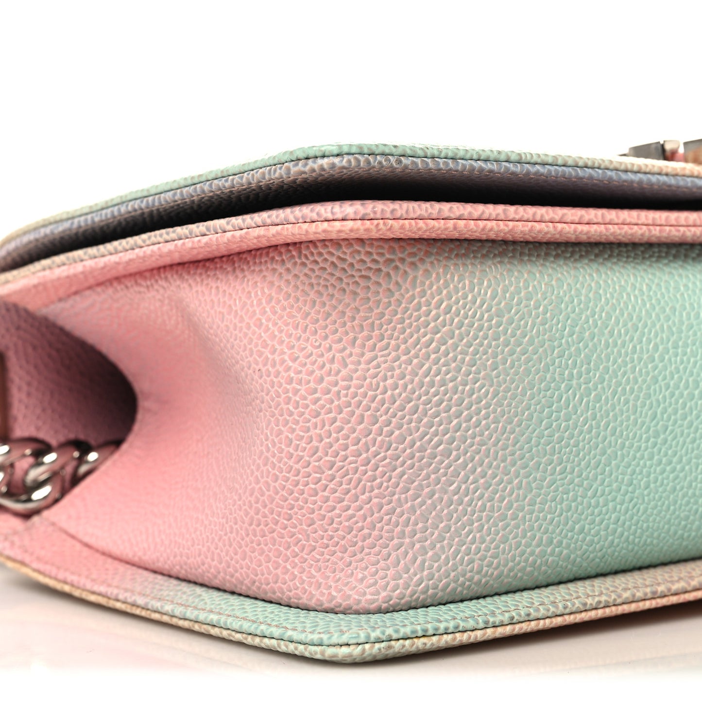 Caviar Quilted Medium Cuba Rainbow Boy Flap Multicolor
