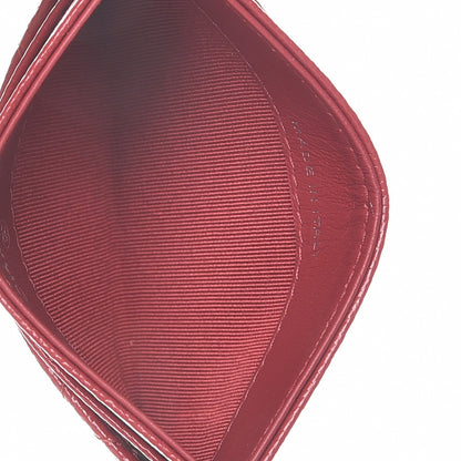 Chanel Caviar Quilted Card Holder Dark Red 5 of 9