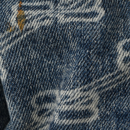 Balenciaga Denim BB Monogram Neo Cagole City Handbag Blue 17 of 17