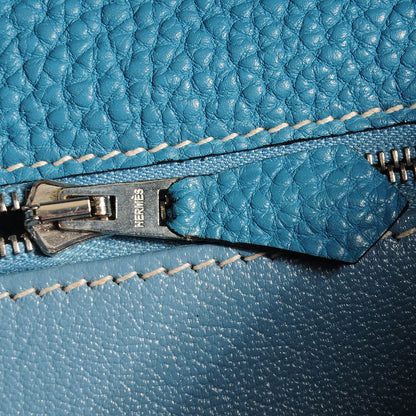 Hermes Togo Kelly Retourne 40 Blue Jean 3 of 24