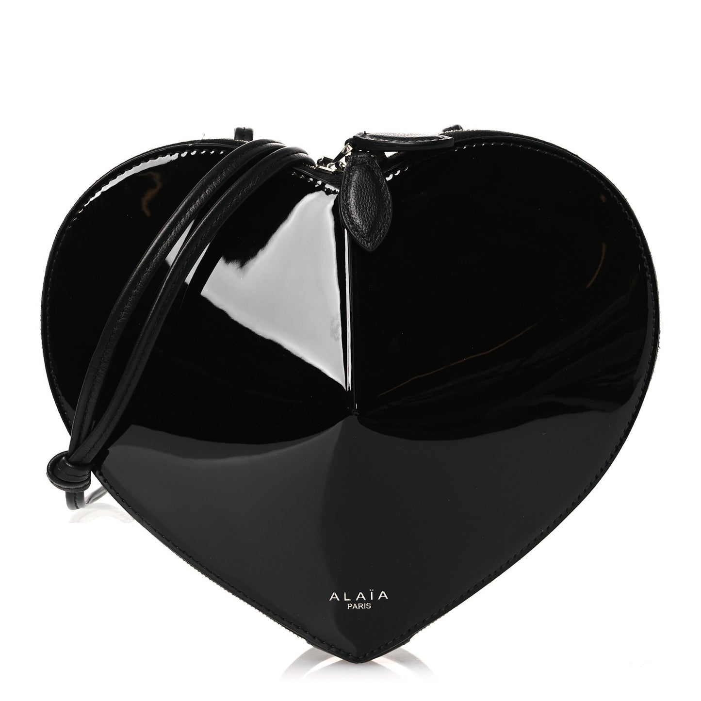 Patent Calfskin Le Coeur Bag Black