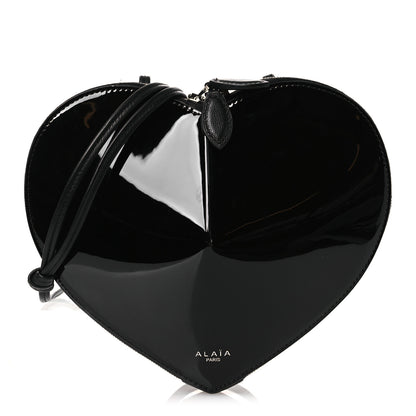 Alaia Patent Calfskin Le Coeur Bag Black 1 of 10