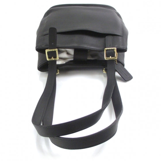FASHIONPHILE CoachLeatherShoulderBagBlack 6 of 8
