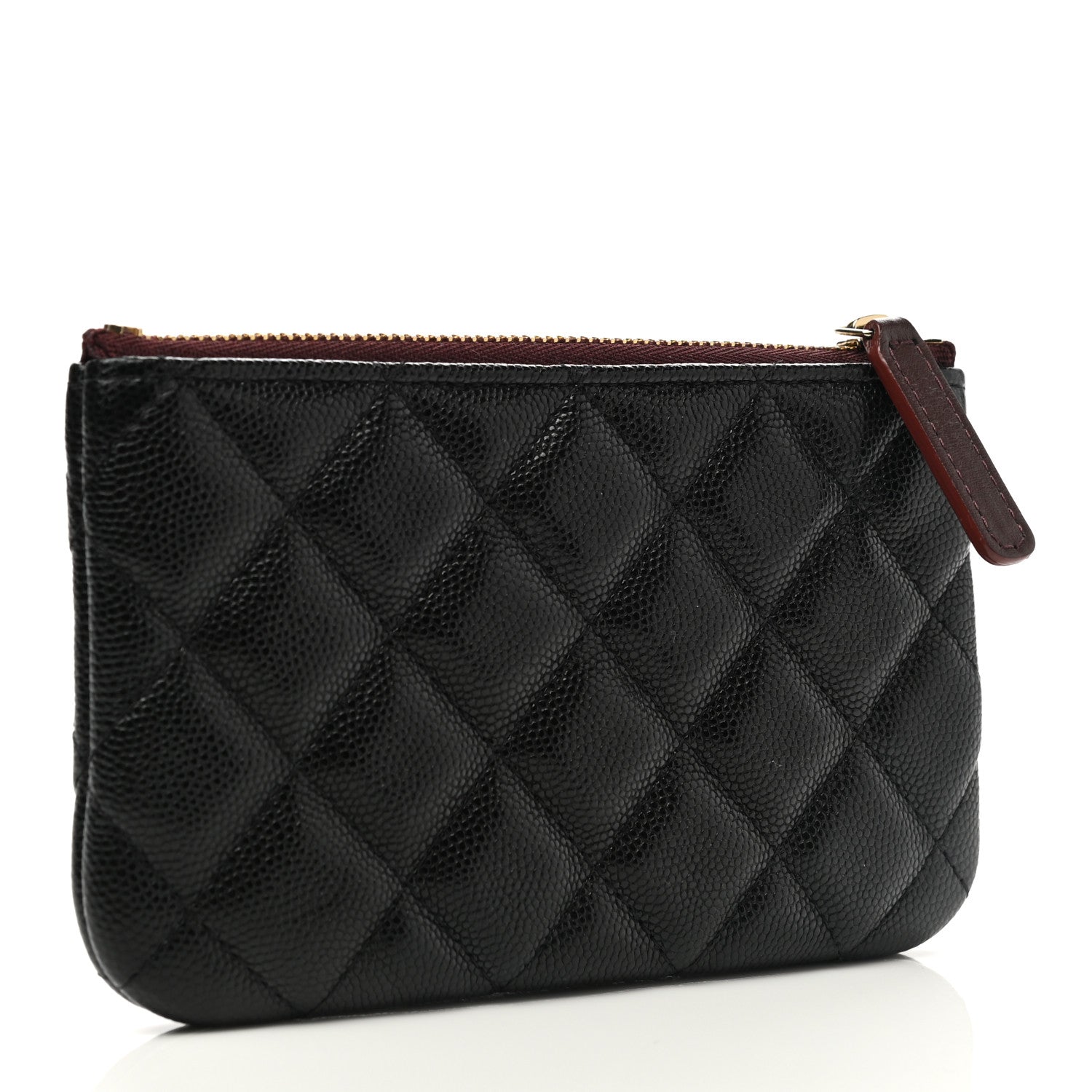 Chanel Caviar Quilted Small Cosmetic Case Black 3 of 8