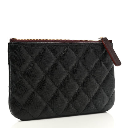 Chanel Caviar Quilted Small Cosmetic Case Black 3 of 8