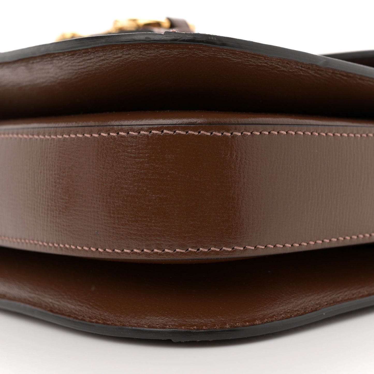 GG Supreme Monogram Horsebit 1955 Shoulder Bag Beige Brown Sugar