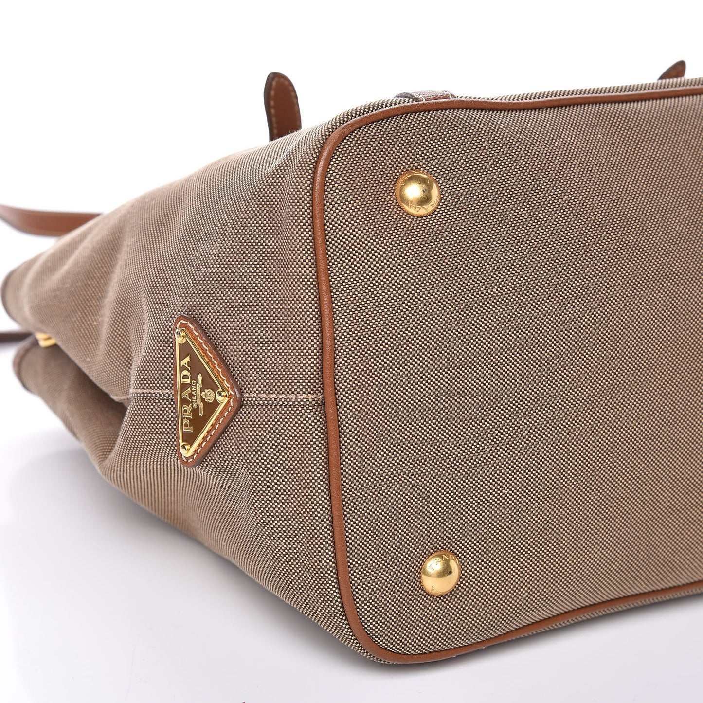 Jacquard Logo Tote Corda Brandy