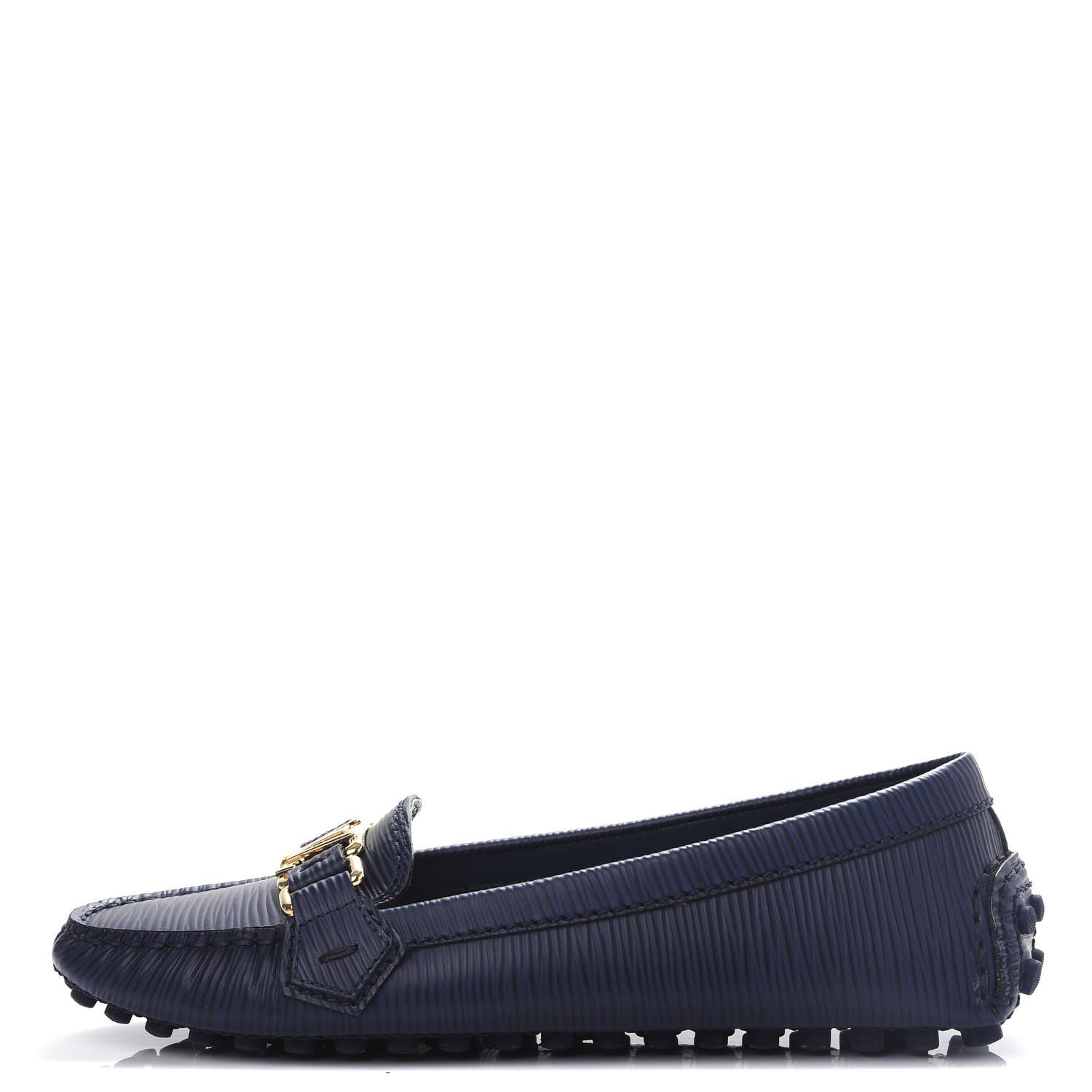 Louis Vuitton Epi Womens Oxford Loafers 36 Blue 1 of 11