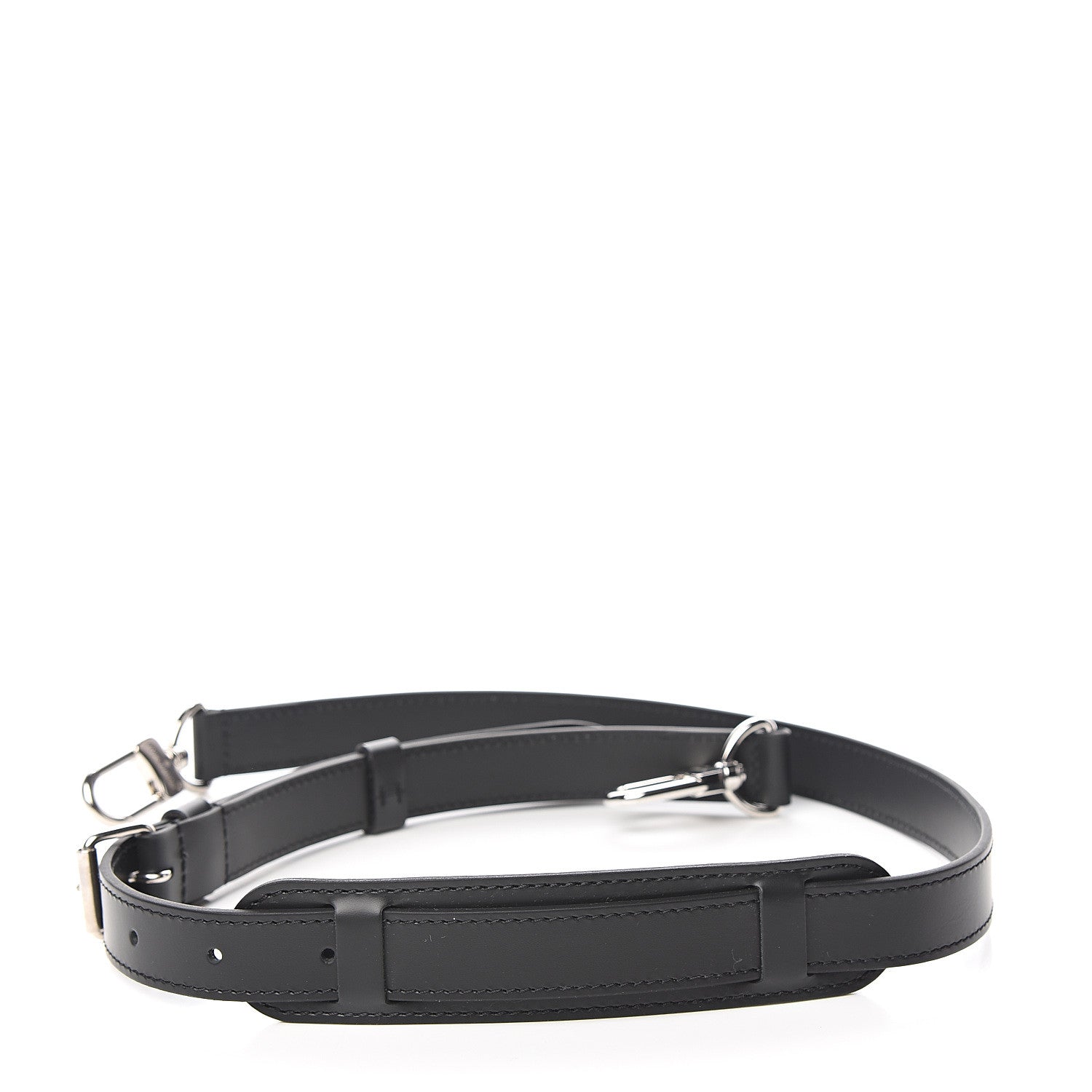 Louis Vuitton Calfskin Adjustable Keepall Bandouliere Shoulder Strap Black 2 of 3