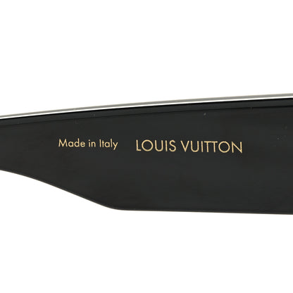 Louis Vuitton Acetate Swarovski Crystal Cyclone Sunglasses Z1578W Black 5 of 8