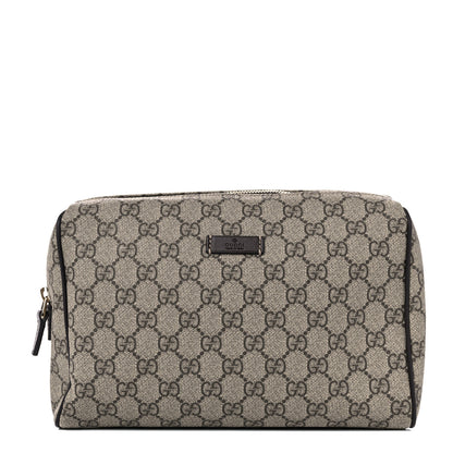 Gucci GG Plus Monogram Large Toiletry Case Brown 1 of 21