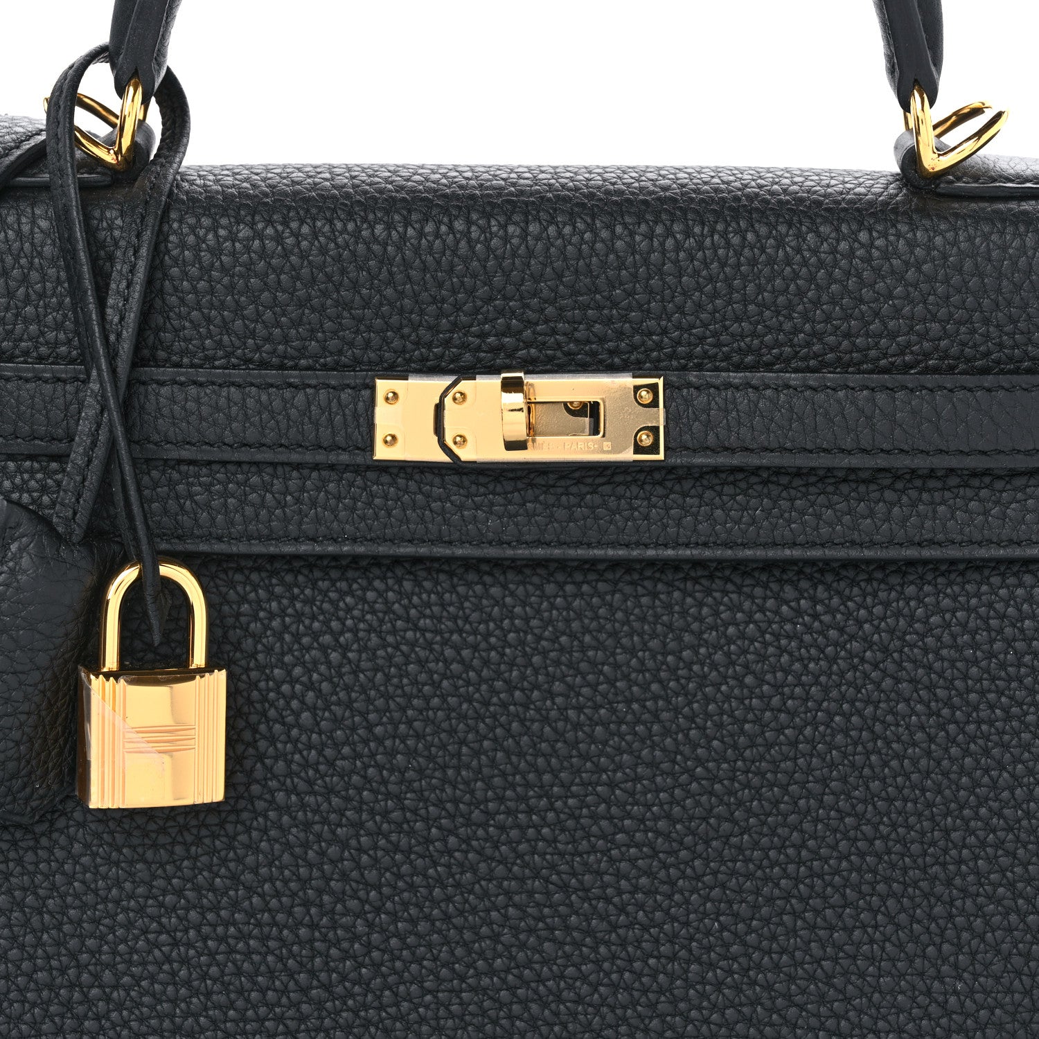 Hermes Togo Kelly Retourne 25 Black 8 of 11