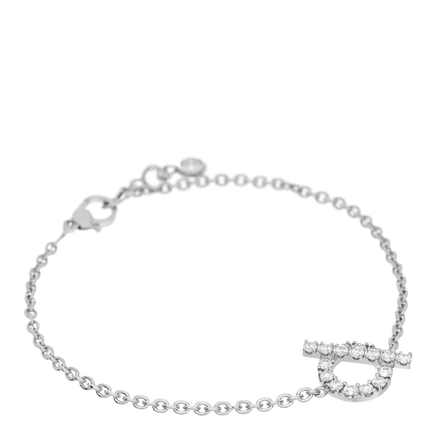 18K White Gold Diamond Finesse Bracelet ST