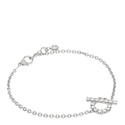 Hermes 18K White Gold Diamond Finesse Bracelet ST 1 of 4