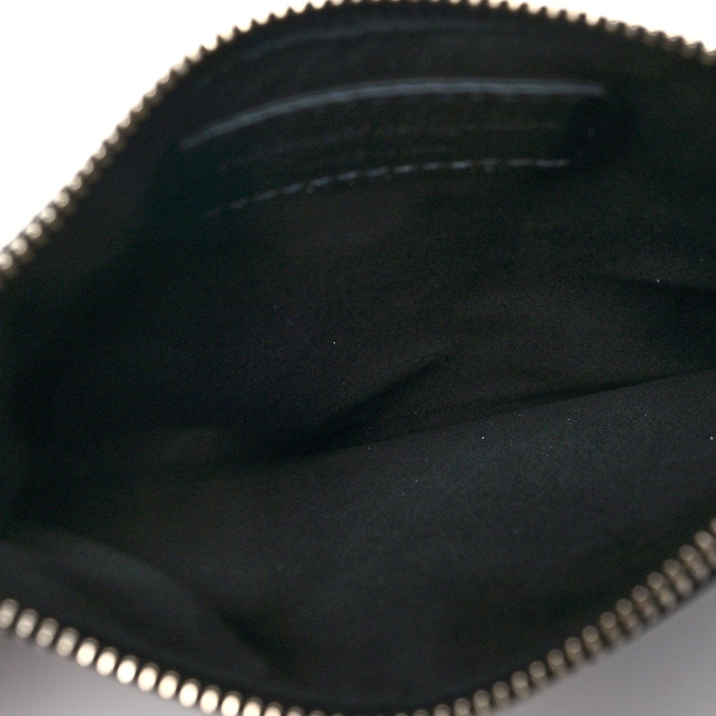 Grained Calfskin Skull Open Shopper Tote Black
