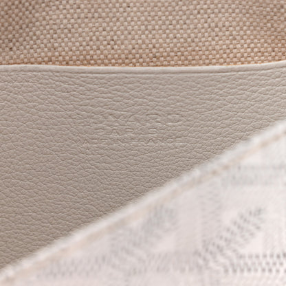 Goyard Goyardine Plumet Wallet Clutch White 5 of 12