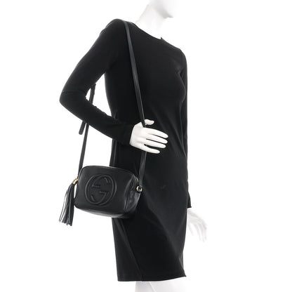 Gucci Pebbled Calfskin Small Soho Disco Bag Black 2 of 8