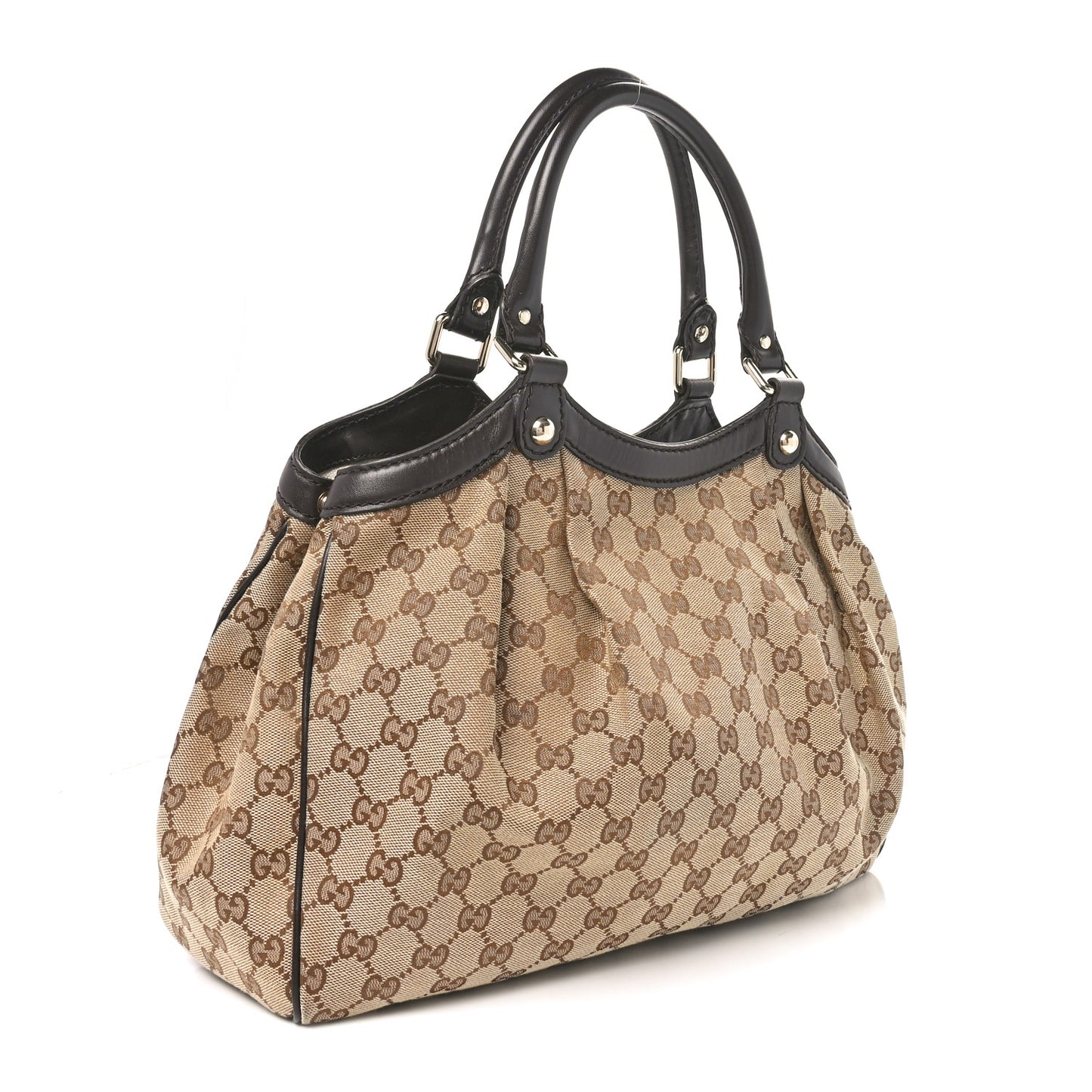 Monogram Medium Sukey Tote Dark Brown