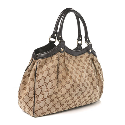 Gucci Monogram Medium Sukey Tote Dark Brown 3 of 10