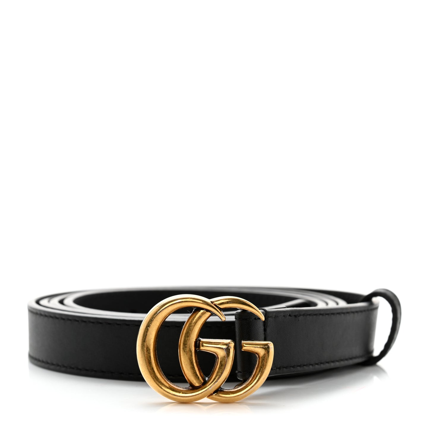 Calfskin Double G 20mm Belt 120 48 Black