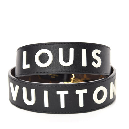 Louis Vuitton Monogram Letter Bandouliere Shoulder Strap Black 4 of 6