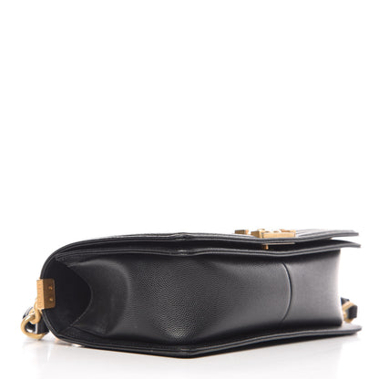 Chanel Caviar Quilted Medium Boy Flap Black 4 of 16