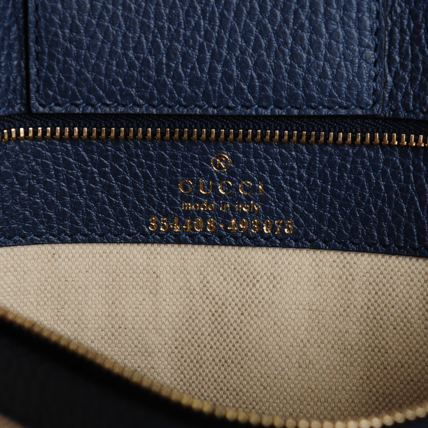 Gucci Dollar Calfskin Small Swing Tote Caspian 6 of 6