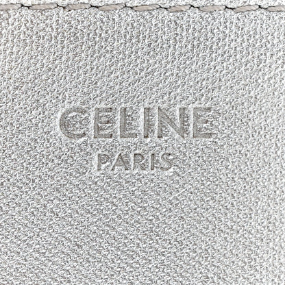 Celine Metallic Lambskin Small Trio Crossbody Bag Silver 8 of 14